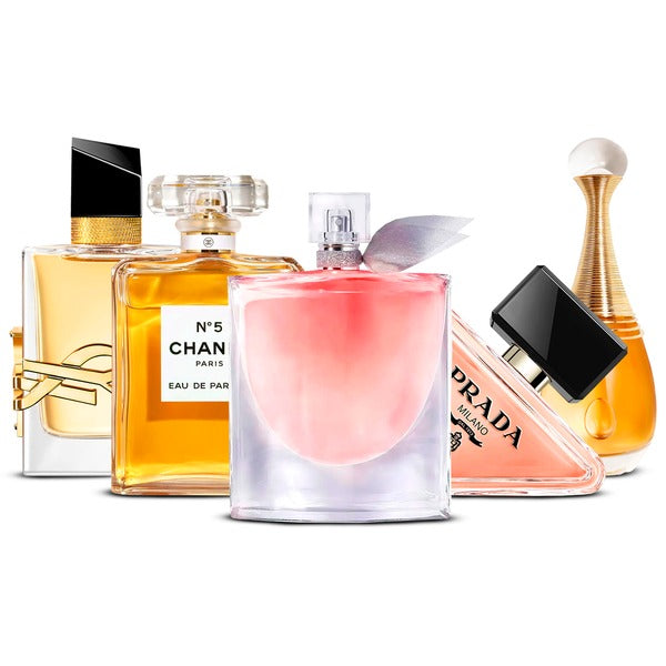 Combination of 5 women's perfumes – Éclat Signature [100 ml each]